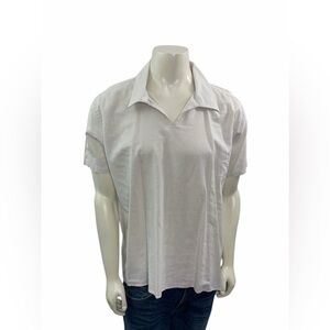 Castro Men’s Size XXL ( Runs like XL)) City Design collar Neck Linen Blend Shirt